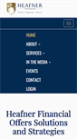 Mobile Screenshot of heafnerfinancial.com